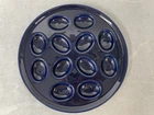 Fiesta Cobalt Deviled Egg Plate New Condition