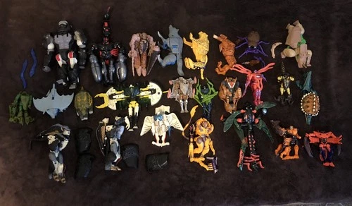 Vintage Transformers Beast Wars Figures - 25x Lot (for parts/repair/collecting)