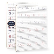 Dry Erase Alphabet Tracing Board for Kids 3-5  Write Wipe Practice Cards