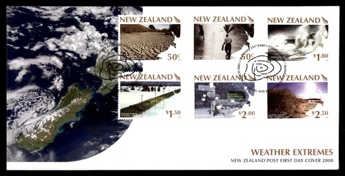 Mayfairstamps New Zealand FDC 2008 weather extremes First Day Cover aax_33609