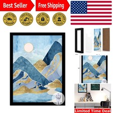 Elegant Black Picture Frame 12x16 - Perfect for Photos  Certificates