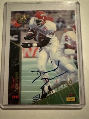 David Dunn Autograph Card  /7750
