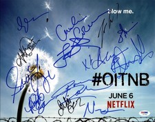 Orange Is The New Black Cast (13) Signed Authentic 11X14 Photo PSA/DNA #Y07991