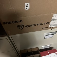 Rockville RCS180-6 180W 6-Zone 70v Commercial Amplifier, Bluetooth, USB/SD/RCA,