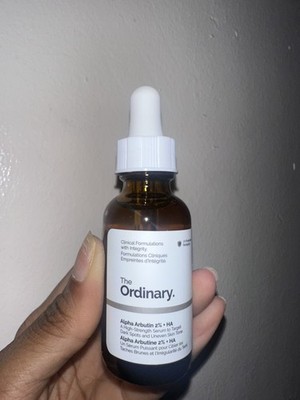 The Ordinary Alpha Arbutin 2% + HA Serum 1oz Dark Spots Brightening Serum