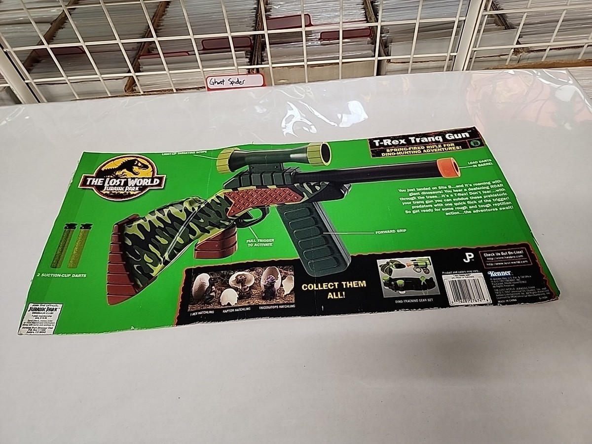 Kenner Jurassic Park Lost World T-Rex Tranq Gun Works! | eBay