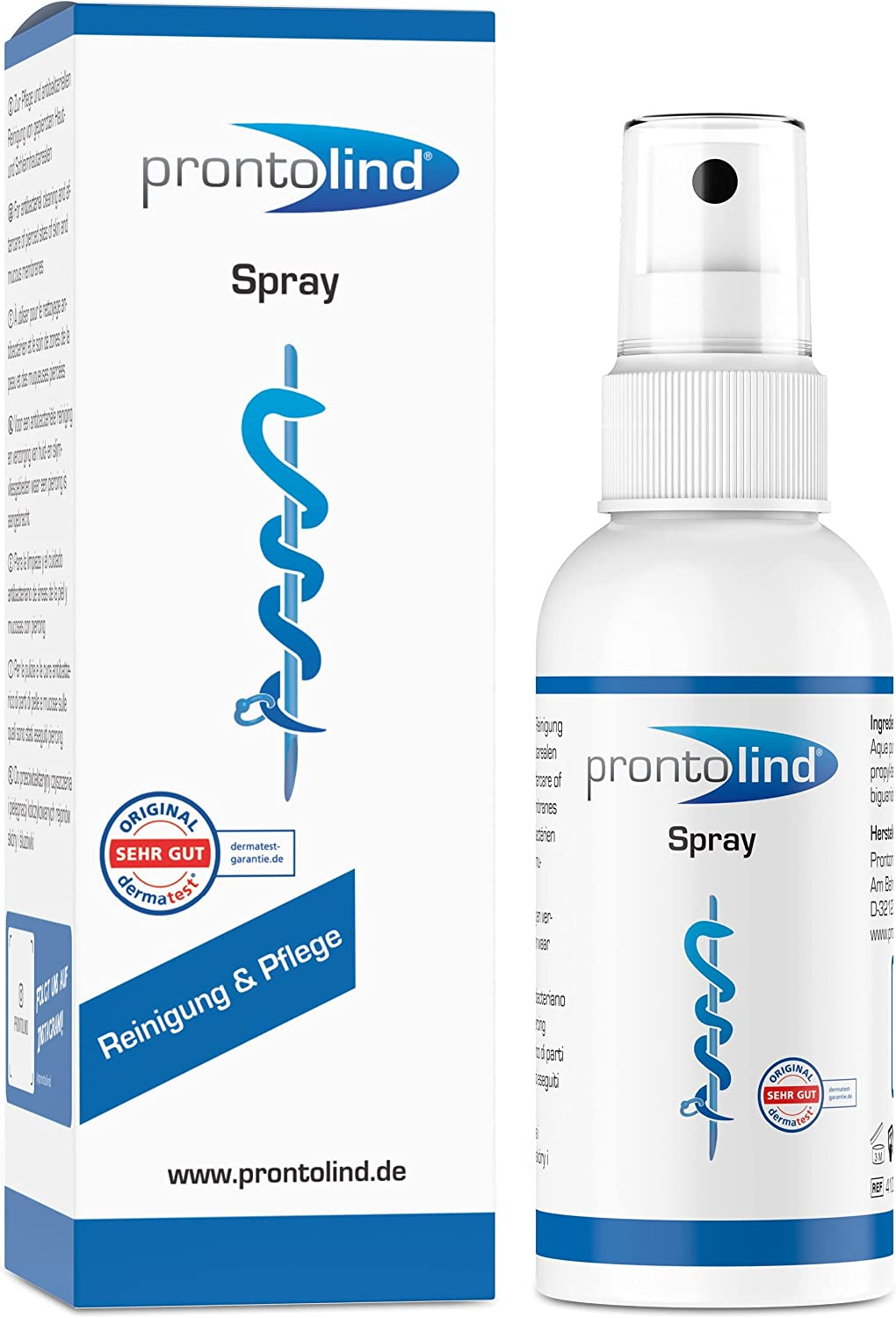 Spray 75 Ml - for Cleaning and Care of Piercings, Tunnels, Plugs and Body Modifi