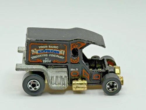 VINTAGE HOT WHEELS T TOTALLER 2.5" DIECAST SCALE MODEL FORD MODEL T DELIVERY VAN