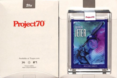 2021 TOPPS PROJECT 70 #495 1995 DEREK JETER - NEW YORK YANKEES - BRITTNEY PALMER