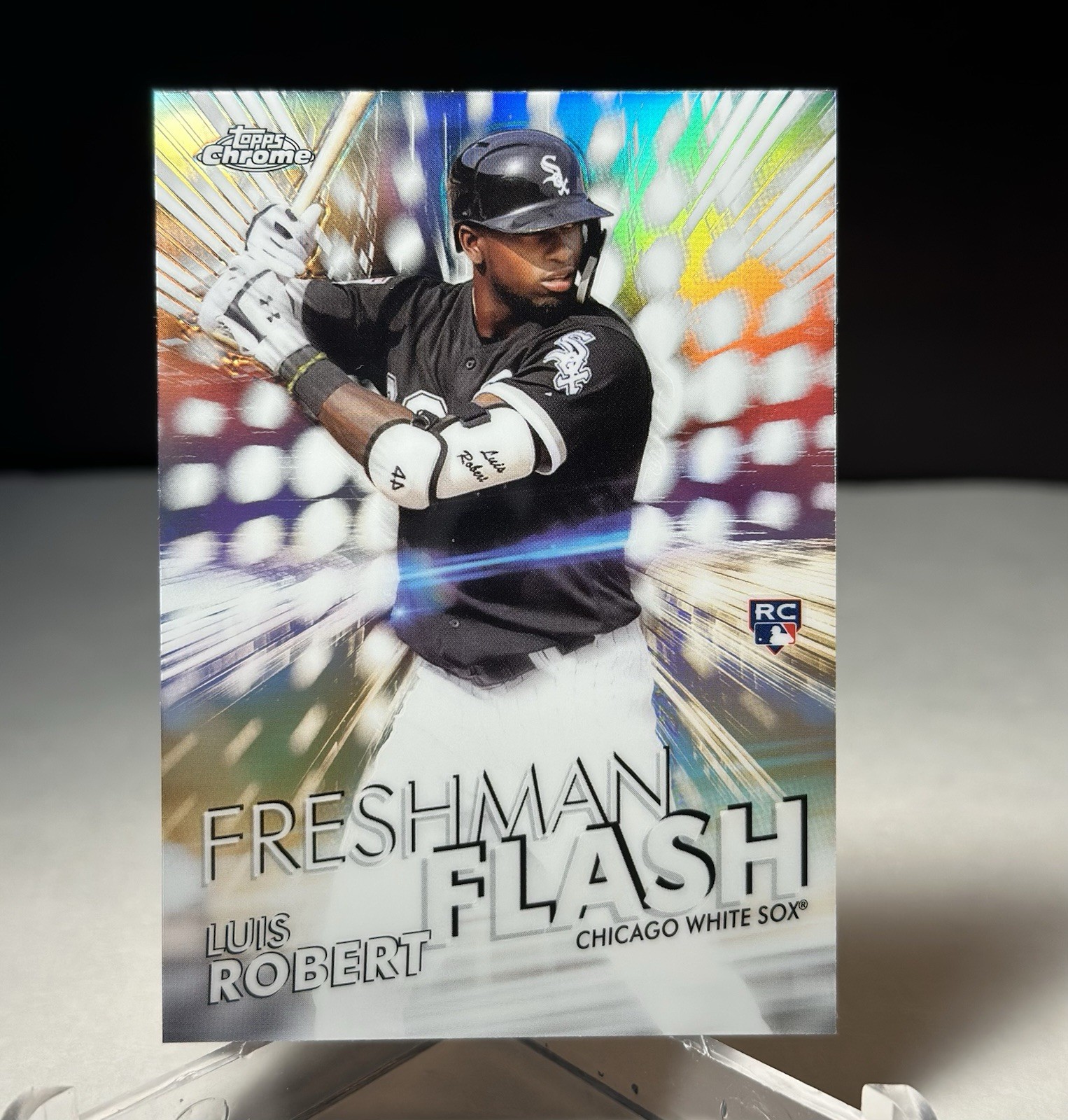 2020 TOPPS CHROME BASEBALL CARD LUIS ROBERT WHITE SOX RC #FF-5