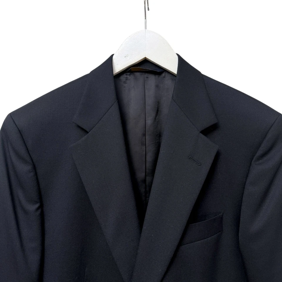 BROOKS BROTHERS "346" Mens Wool Blazer 38R Navy Gold Buttons Sport Coat Classic - Image 4 of 4