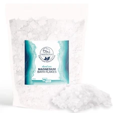 Natural Elephant Dead Sea Magnesium Bath Flakes 8 oz (227g)