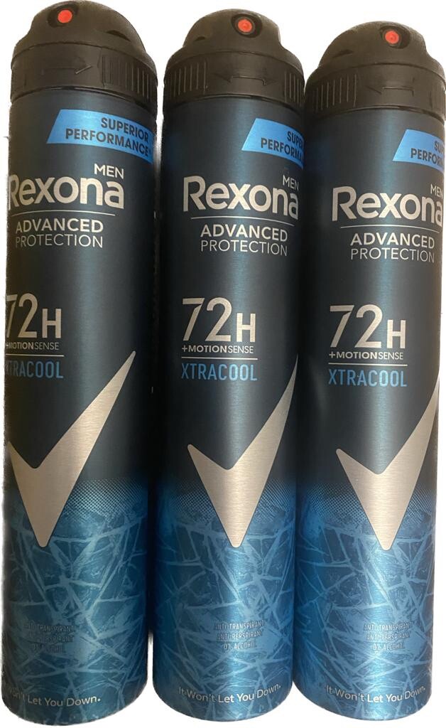 Rexona スプレー式デオドラント 3本セット 200ml Rexona Powder Dry レクソーナ パウダードライ ブラジル