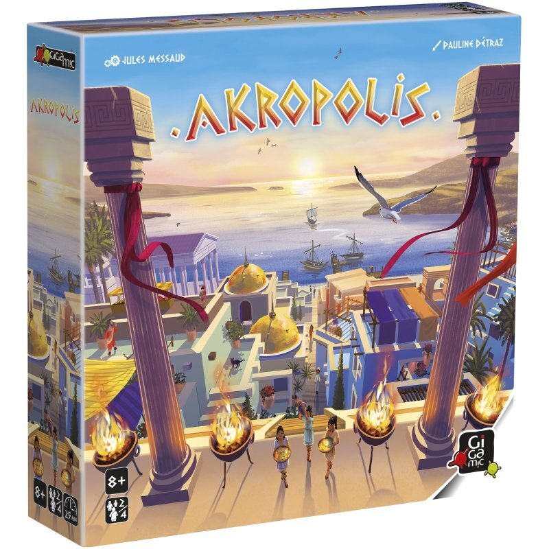 Jeu Akropolis FR Gigamic en version française pour 2 à 4 joueurs