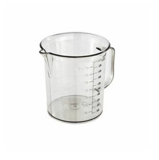Bekaform Messbecher Meßbecher glasklar 1000 ml 1 Liter Skala Mehl Zucker Wasser