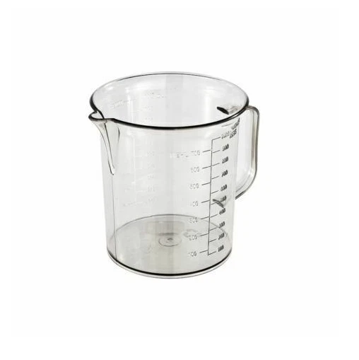 Bekaform Messbecher Meßbecher glasklar 1000 ml 1 Liter Skala Mehl Zucker Wasser