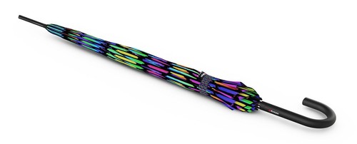 Knirps A.760 Stick Automatic Create Paraguas Negro Colorido Nuevo - Imagen 2 de 2