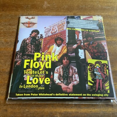 PINK FLOYD TONIGHT LETS ALL MAKE LOVE IN LONDON CD MIT POSTER NEUWERTIG .E1