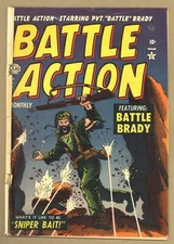 Battle Action #9 GVG Keller! Battle Brady! PRE-CODE WAR! 1953 Atlas Comics W279