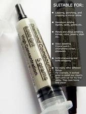 Diamond Polishing Lapping Paste 8,000 Grit 0-2 Micron (H) 50% Concentration 5 gr