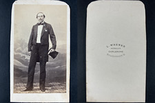 Wagner, Carlsruhe, Von Löden Vintage CDV Albumen Print Albumen Print 6.5
