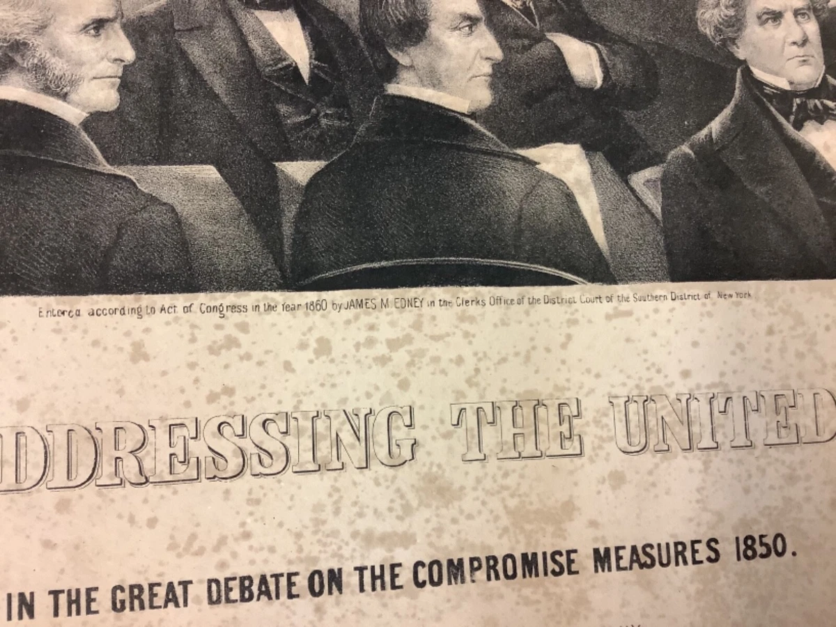 Script 1850 Daniel Webster Compromise Of 1850