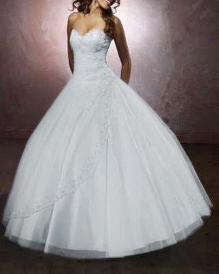 Brautkleid Hochzeitskleid Ballkleid Abendkleid Partykleid Kleid Party AD215  - Bild 1 von 4