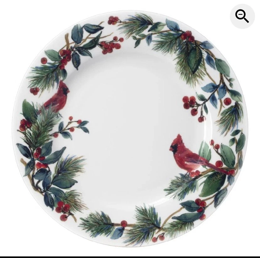 Mikasa Winter Cardinal Salad Plates - Thumbnail 5
