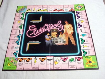 Elvisopoly Board Game Complete 1995 Elvis Presley Rock N' Roll