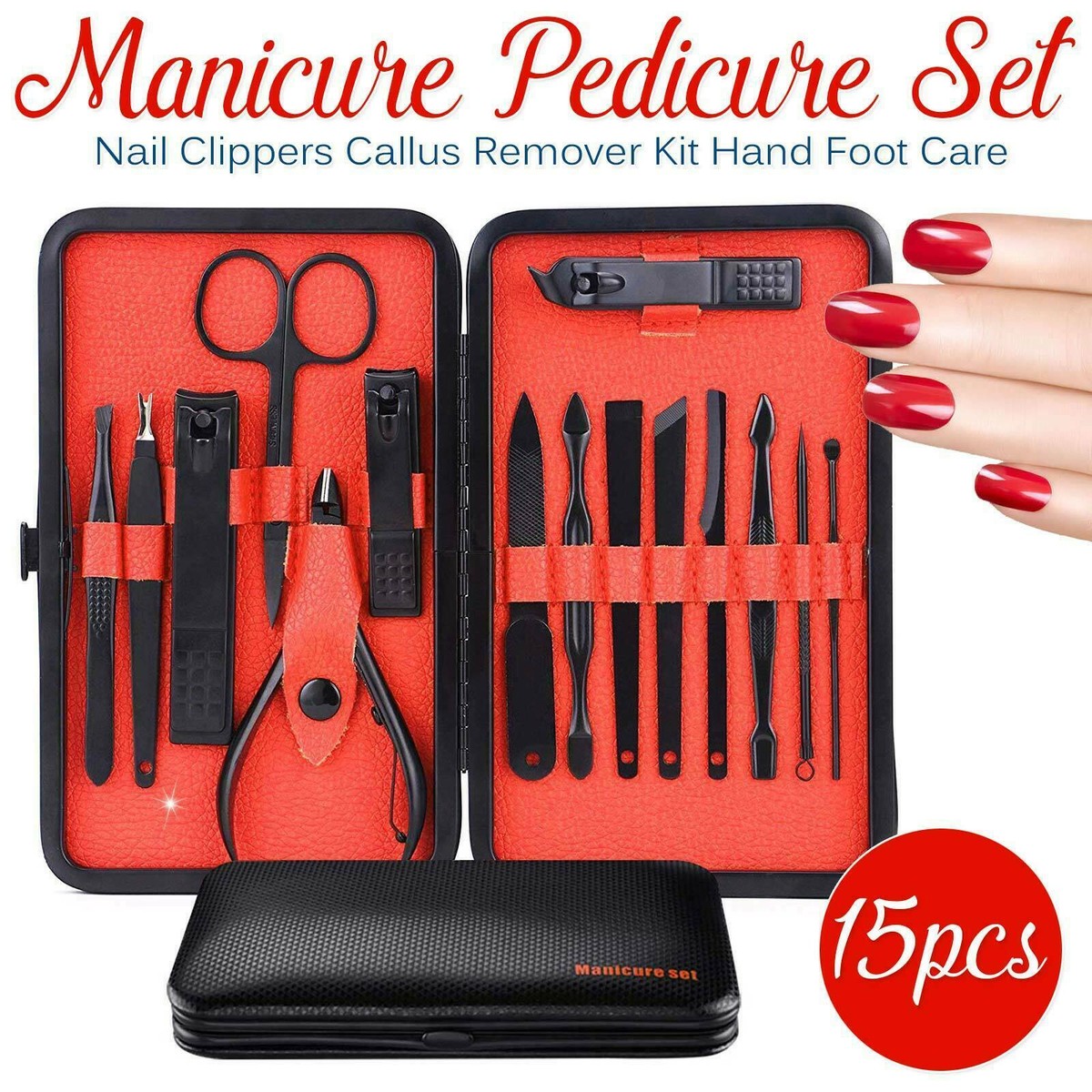Men Women Manicure Pedicure Set Finger Toe Nail Clippers Scissors