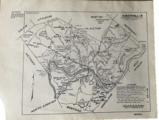 1937 Massachusetts Geodetic Survey Map USC & GS Essex County Haverhill Vintage