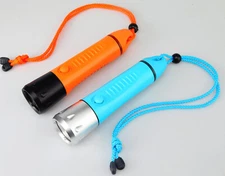 F8 Professional Diving 800LM LED Flashlight 7800mAh Rechargeable Torch Light
