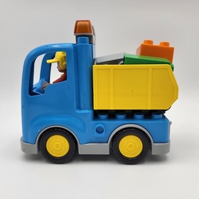 LEGO Duplo Dump Truck and Tracked Excavator 10812 Complete set Retired Road Sign