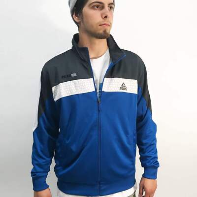 Peak Men's Full Zip Knitted Warmup Jacket