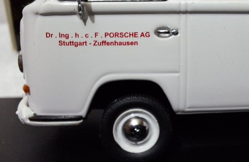 (10) Volkswagen VW T2a Van Porsche 1967 White 1:43 Schuco 03491 EXTREMELY RARE!! - Picture 9 of 15