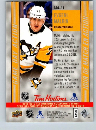 2018-19 Upper Deck Tim Hortons NHL Hockey INSERT Cards - U-Pick From List - Picture 33 of 55
