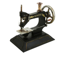 Black Metal Hand Sewing Machine Small Sewing Room Decorative Ornament