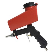 PISTOLA SABBIATRICE PNEUMATICA ARIA SERBATOIO UGELLO 1/4" SABBIARE 500 ML