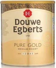 Douwe Egberts Pure Gold Instant Coffee for 470 Cups 750g - Intensity 3