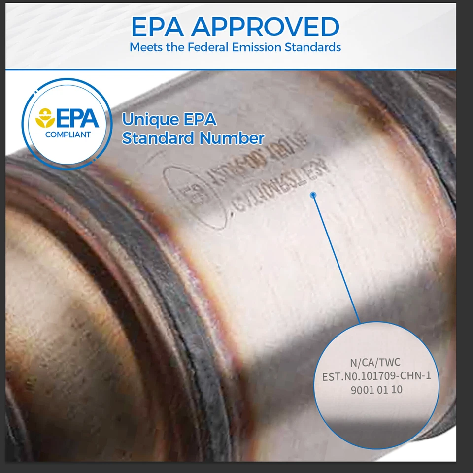 For Toyota Prius 1.5L Exhaust Catalytic Converter 2004 2005 2006 2007 2008 2009 - Image 4 of 4