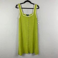 ModCloth Matcha Do About Nothing Sweater Dress Size Large Green Sleeveless