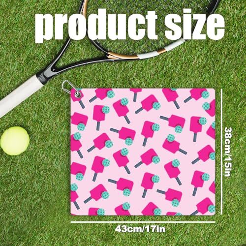 15x17in Pickleball Towel for Women with Carabiner Clip – Quick-Dry Sports Towel 15x17in Pickleball Towel for Women with Carabiner Clip – Quick-Dry Sports Towel