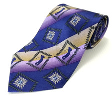2002 Ron Boone Golf Classic Tie Printed Silk Necktie Why Knot Neckwear 61 x 4