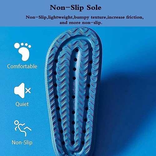 Pillow Slippers Slides AntiSlip Sandals Ultra Soft Cloud Shower Home