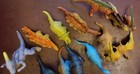 Lot vintage PREHISTORIC TIMES dinosaurs