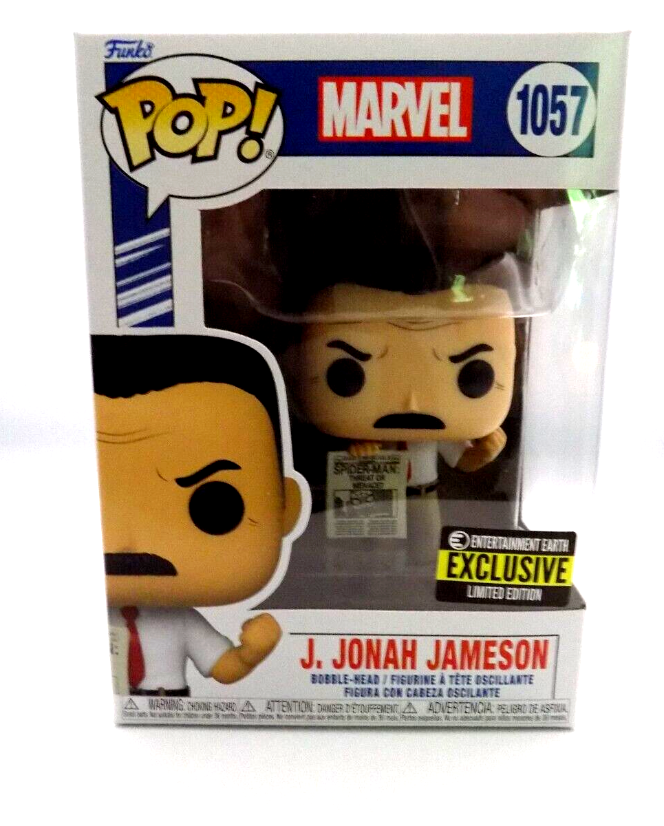 Funko Pop! Marvel Spider Man J. Jonah Jameson #1057 EE Exclusive