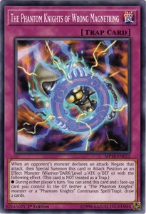 The Phantom Knights of Wrong Magnetring - MP18-EN022 - Common - 1st Edition x3 -