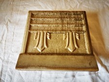 Alte Ofen Kachel Ofenkachel antik alt Jugendstil Fliese 1920 Teichert Meissen