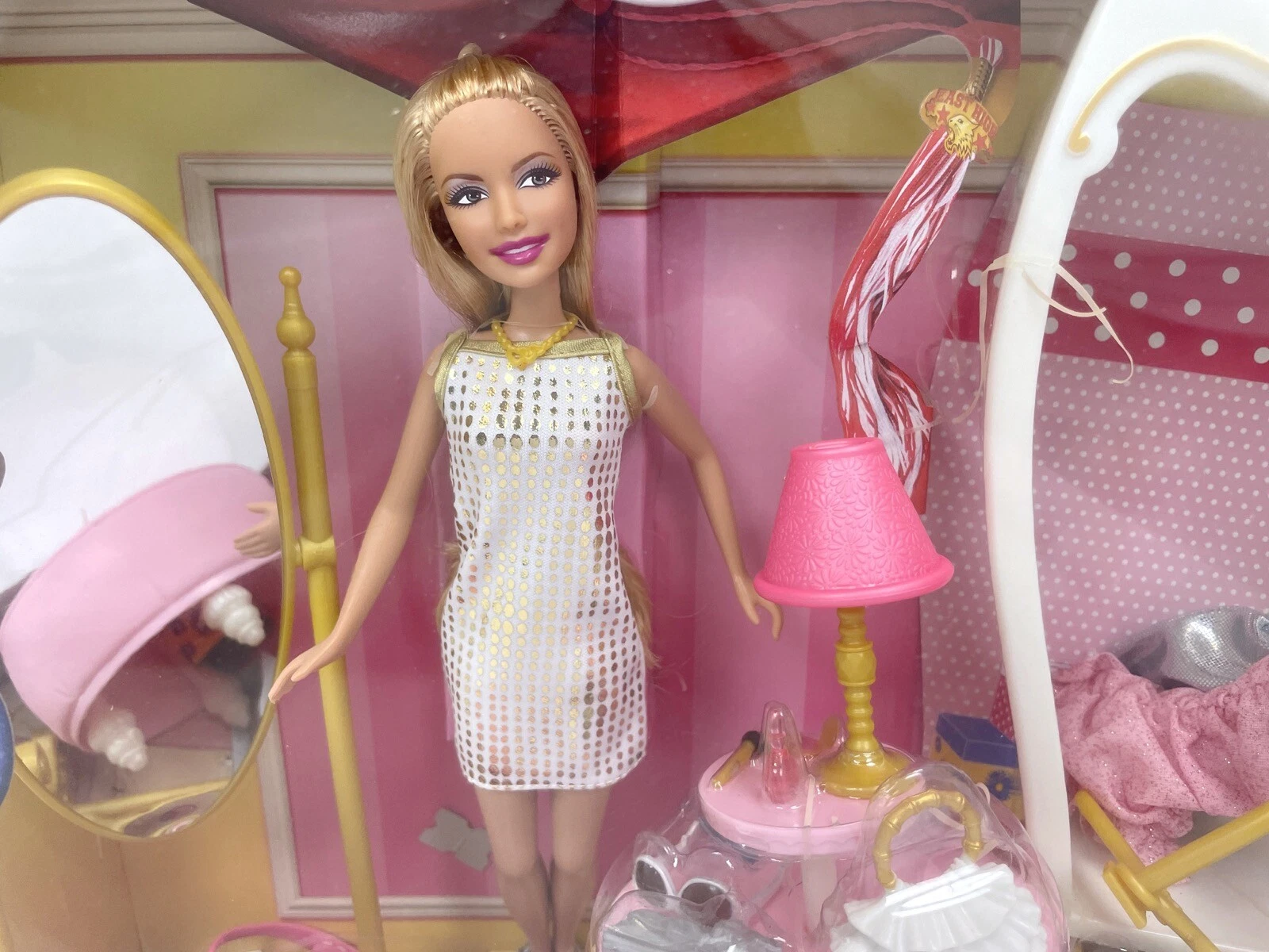  high school musical 3 sharpay fabulous fashion closet doll clothes shoes
