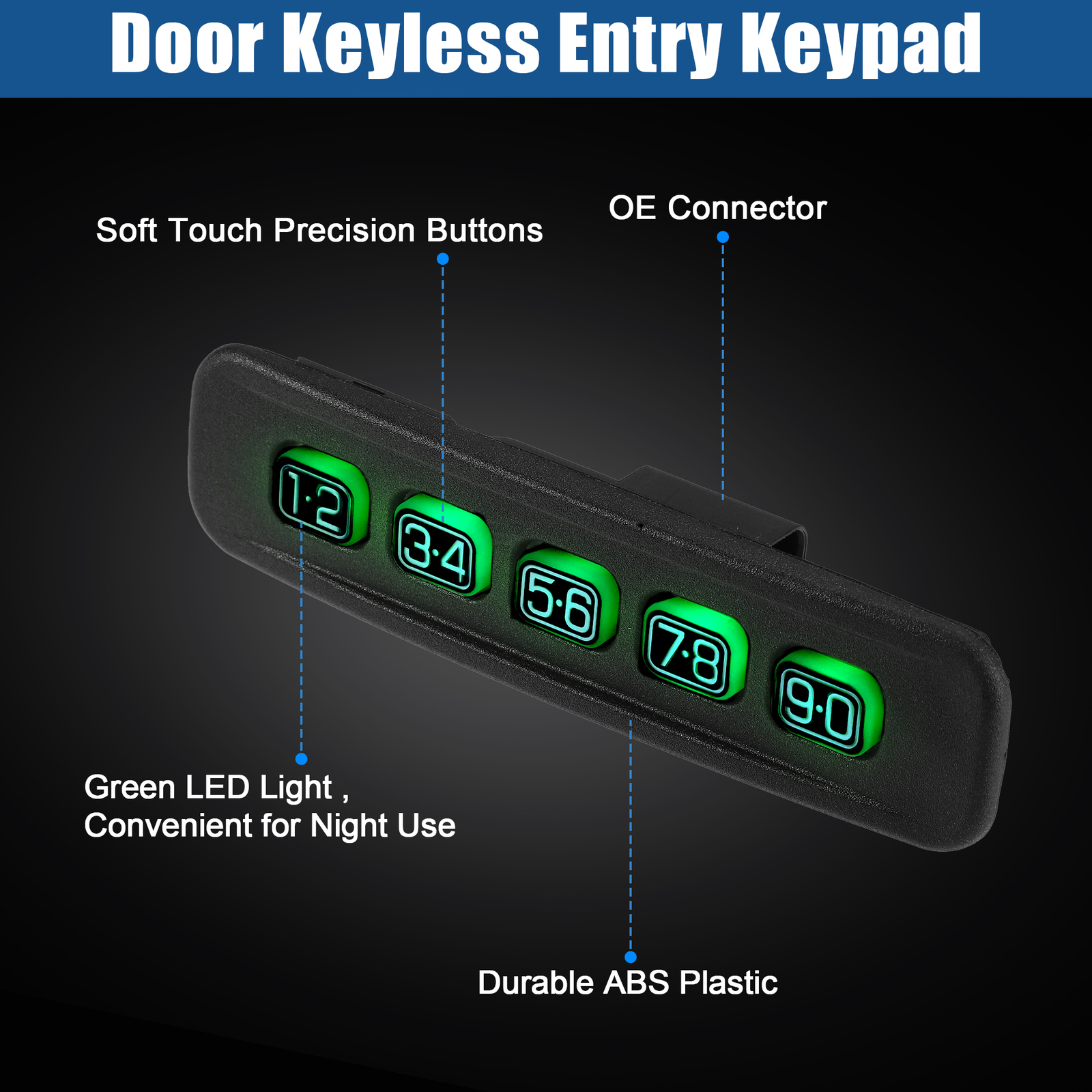F250 Keyless Entry Piece of 1 Driver Side Door Keyless Entry Number Keypad fit for Ford ...